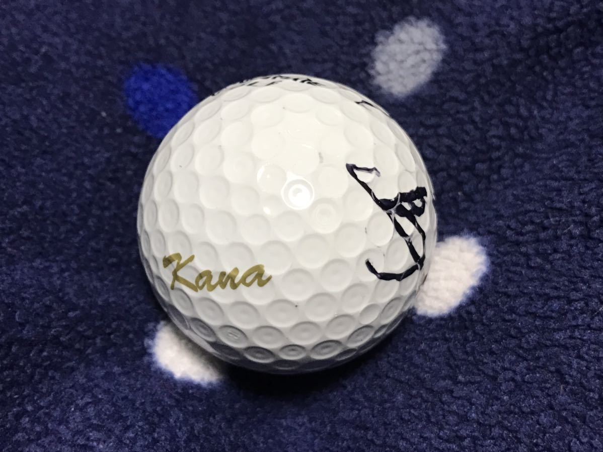 ラスト1個 三ヶ島かなプロ 直筆サイン入り オウンネーム入り ゴルフ 