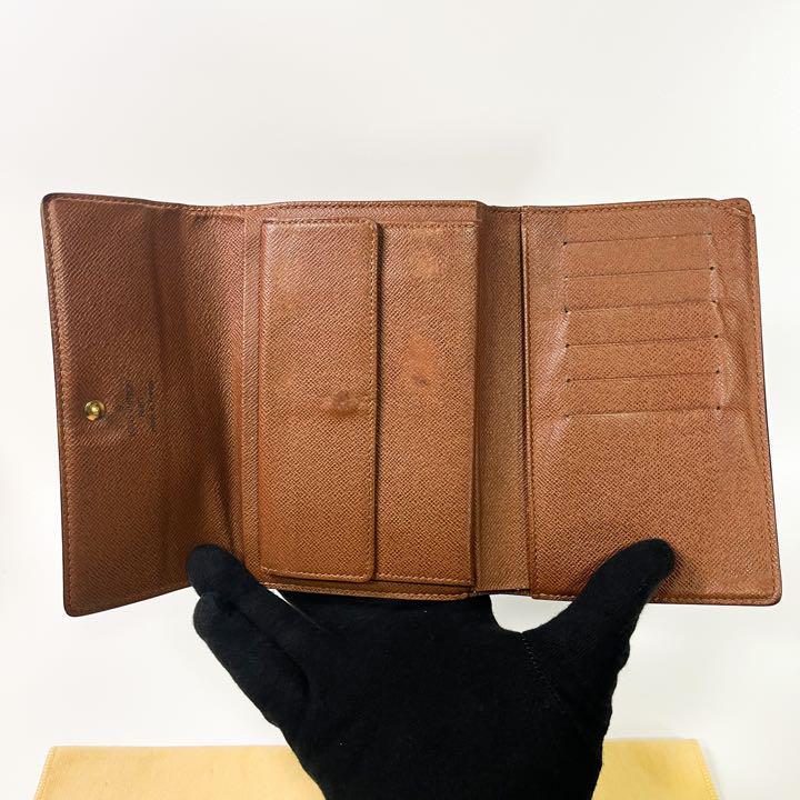 美品 Louis Vuitton ルイ ヴィトン 三つ折り財布 モノグラム エテュイ