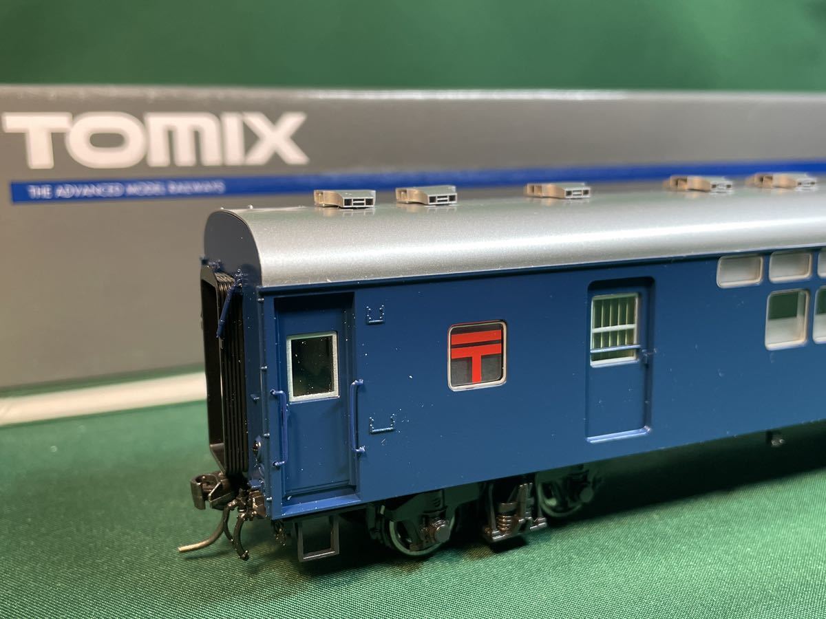 TOMIX オユ10形（非冷房・青） HO-517 TOMIX HO-517 郵便車