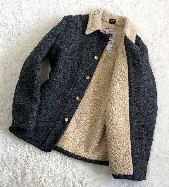 安い，品質保証 試着程度同様 極暖 裏地ボア 金ボタン HARRIS TWEED ハリスツイード Lee リー カジュアル メンズ 紳士 パンツ アウター ブルゾン サイズ S(Sサイズ)｜売買されたオークション情報、yahooの商品情報 ジャンパー、ブルゾン一般