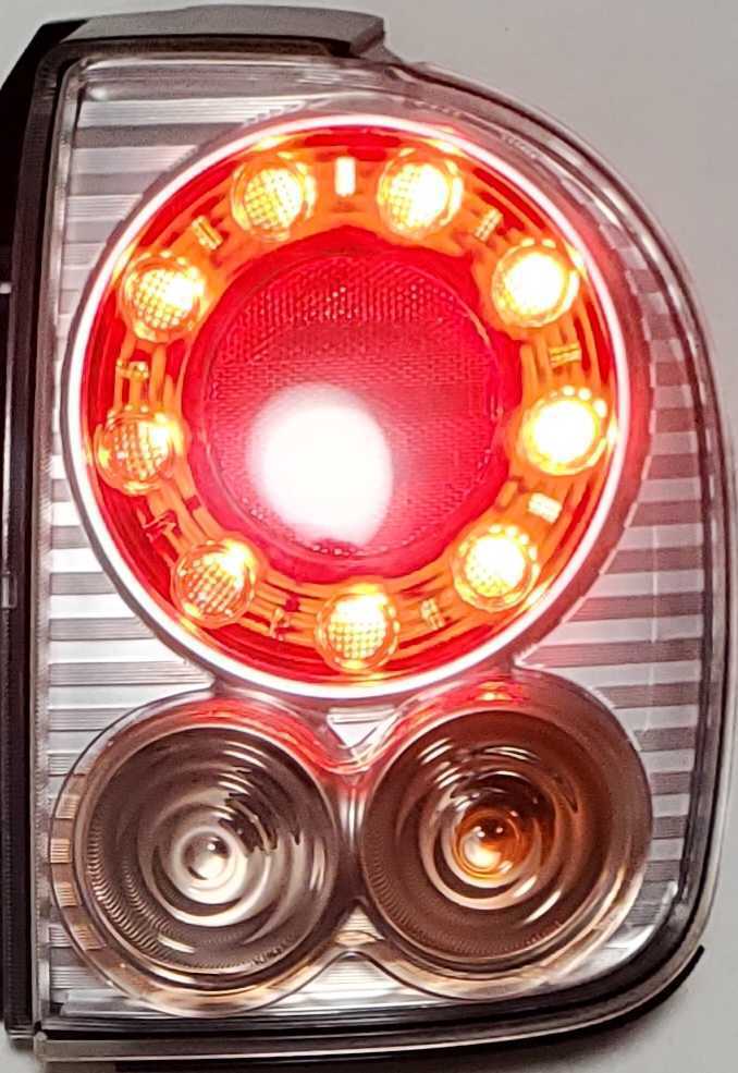 美品 ラパンショコラ HE22S 左右テールランプ セット ハーネス付き 