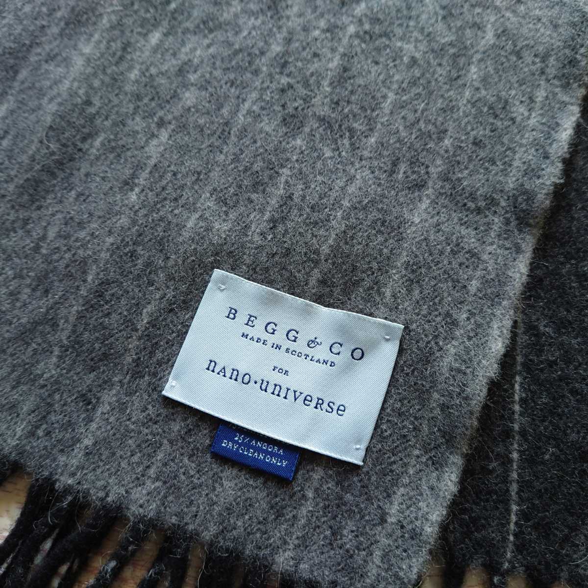 タグあり美品 ナノ・ユニバース別注 Begg & Co（ベグアンドコー