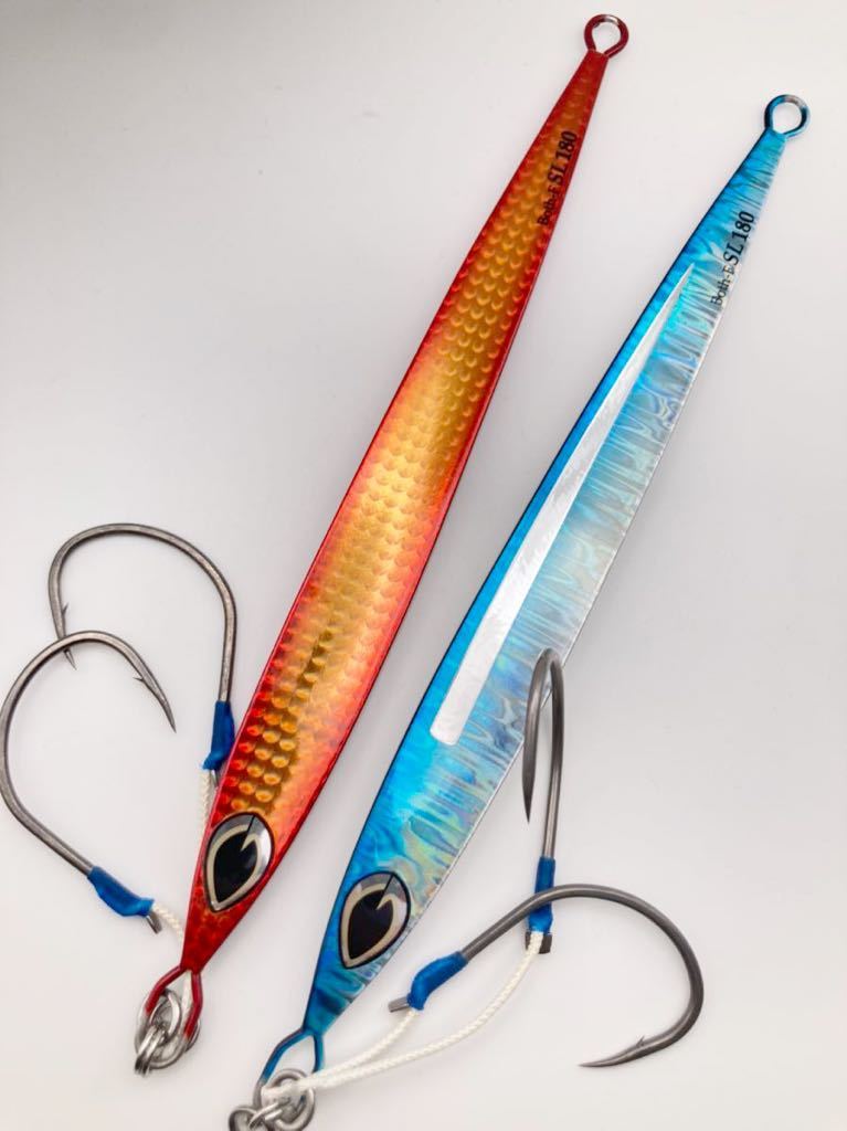 2本■BEATビート■ブースF SL180g アシストフック付き　Both-F SL 180g