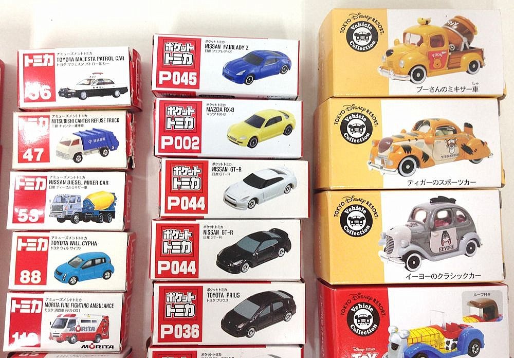 4台 ディズニーリゾート限定ポケットトミカセット TOMICA）｜商品情報