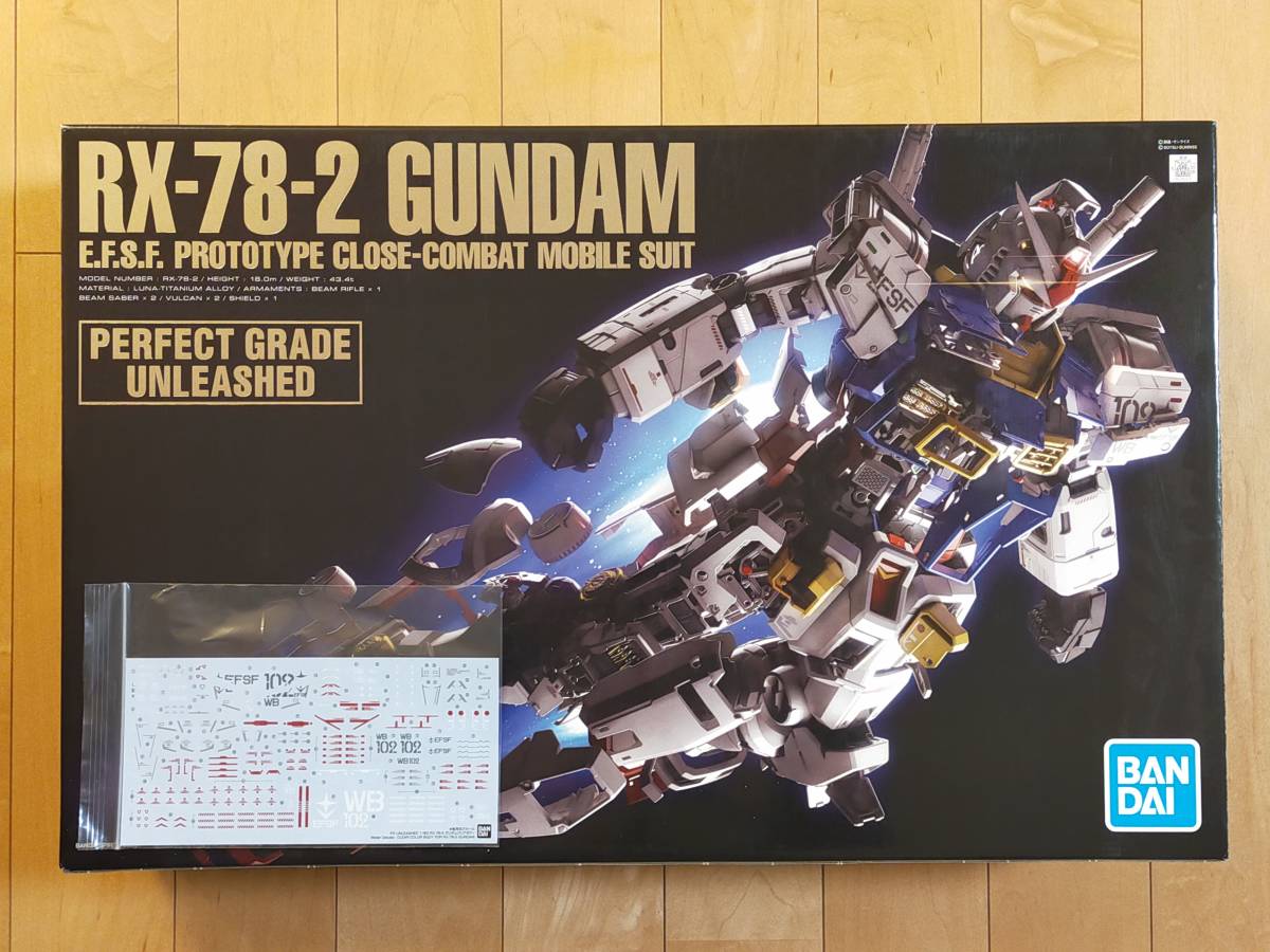 同梱可 未組立 水転写式デカール付 PG UNLEASHED RX-78-2 パーフェクトグレード PERFECT GRADE PGU 1/60 機動戦士ガンダム ガンプラ(機動戦士ガンダム)｜売買されたオークション情報、yahooの商品情報を 機動戦士ガンダム