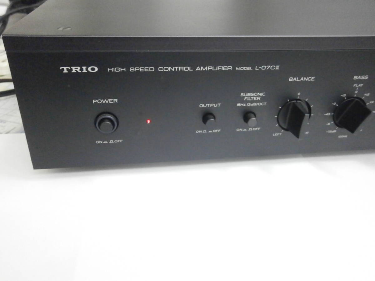 TRIO L-07CII トリオ プリアンプ 実働品・美品 一般 家電、AV、カメラ