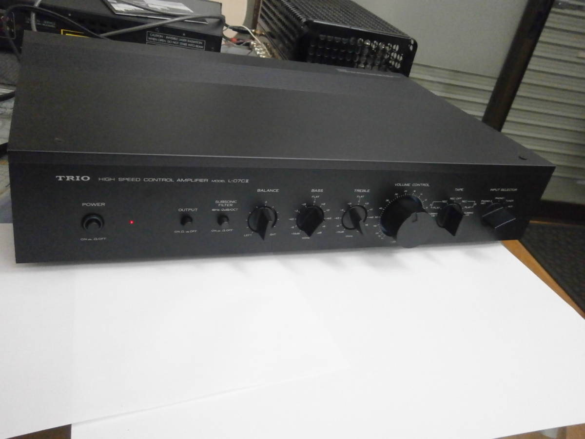 TRIO L-07CII トリオ プリアンプ 実働品・美品 一般 家電、AV、カメラ