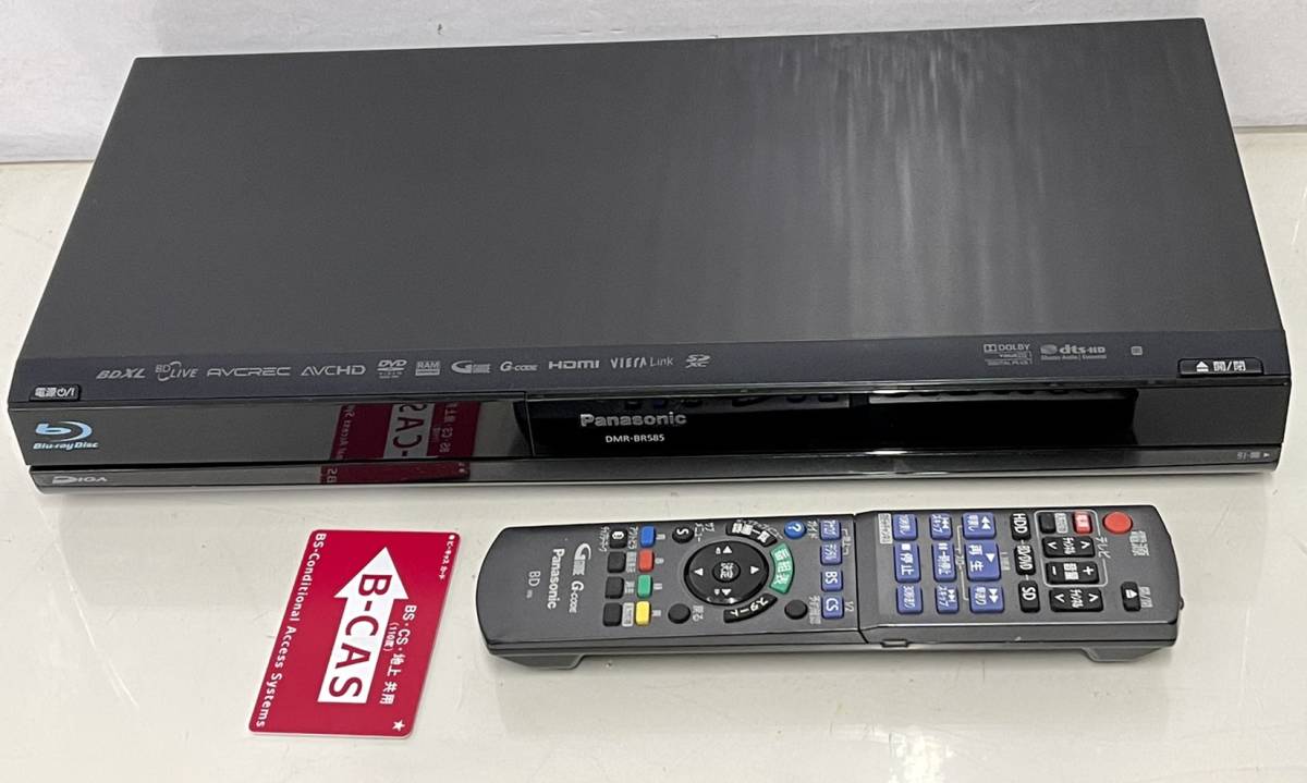 Panasonic パナソニック DMR-BR585 ブルーレイディスクレコーダー 現状 