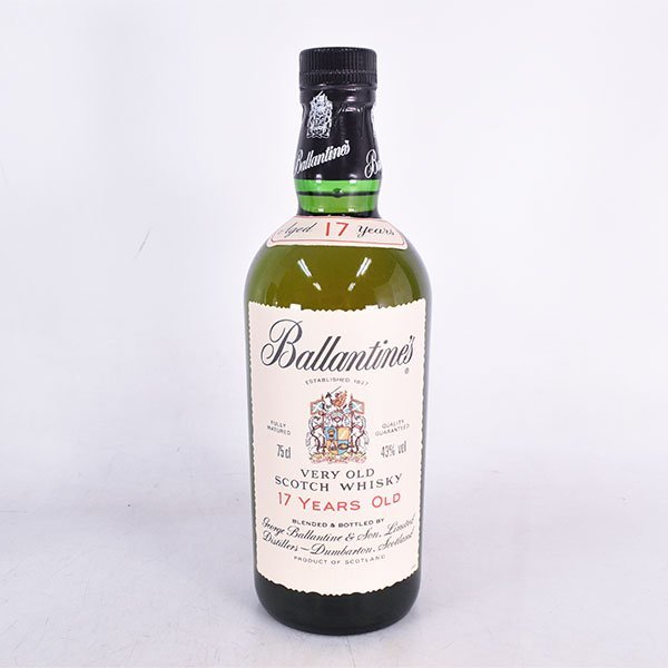 1円～☆古酒☆バランタイン 17年 ベリーオールド ＊箱付 ※ 750ml 43