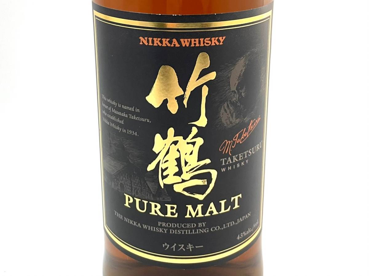 未開栓】NIKKA WHISKY/ニッカウヰスキー 竹鶴 PURE MALT/ピュアモルト