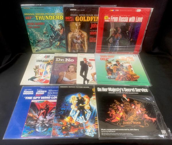 正規品，大人気 DLc184Y08 10点セット JAMES BOND 007 ジェームズ ボンド LP レコード まとめ(アクション、アドベンチャー)｜売買されたオークション情報、yahooの商品情報をアーカイブ公開 - オークファン アクション、アドベンチャー