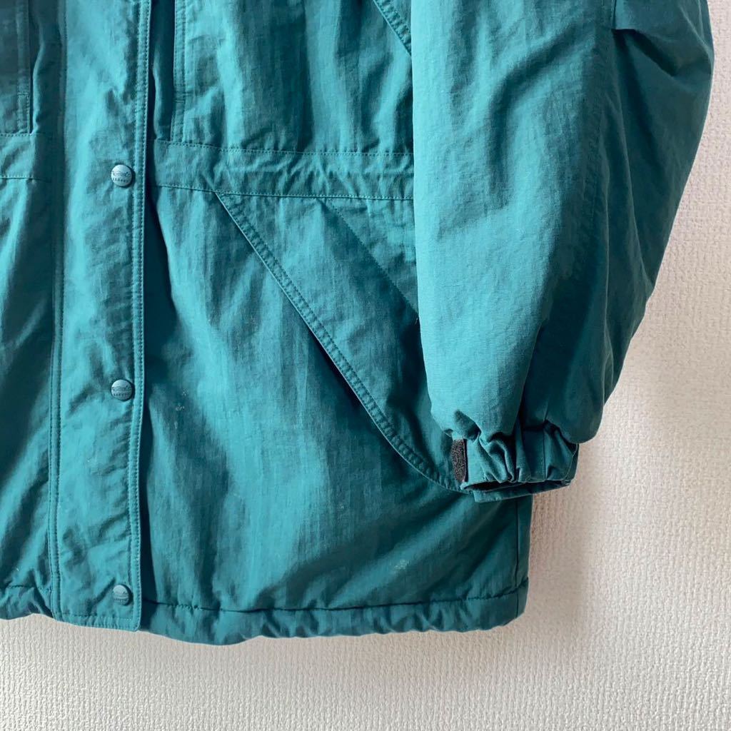 90s L.L.Bean シンサレート ジャケット L 中綿 エルエルビーン ナイロン 古着 90s シンサレート USA製 オリーブ系 90~00'S ヴィンテージ90s