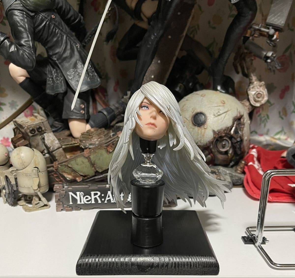 A2 ニーアオートマタ | Ver1.1a Ver 0 2B 9S 頭部スタンド 差し替え 