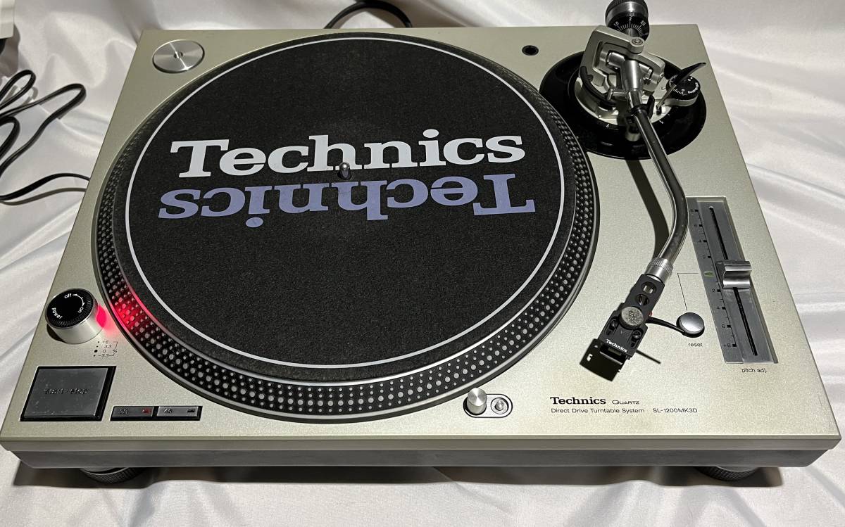 Technics SL-1200MK3D テクニクス SHURE SC35C ターンテーブル 中古 