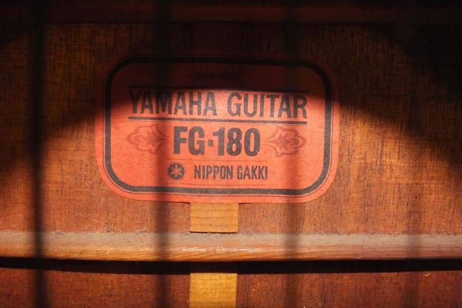 赤ラベル FG-180 YAMAHA ヤマハ アコースティックギター ハードケース