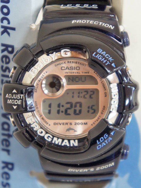 0656【G-SHOCK Baby-G イルクジ フロッグマン BGW-103K-2JR】