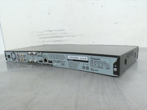 1ＴB☆13年☆パナソニック/DIGA☆HDD/BDレコーダー☆DMR-BWT630☆2番組同時録画☆3D対応機 管CX4213 DIGA パナソニック ブルーレイレコーダー 動作 DMR-BR130 1ＴB