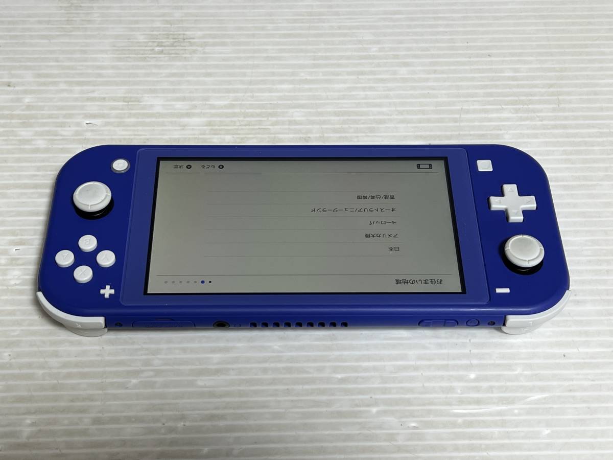 Nintendo Switch Lite ブルー 本体 初期化済 Nintendo Switch Lite ブルー ニンテンドー スイッチ ライト ゲーム