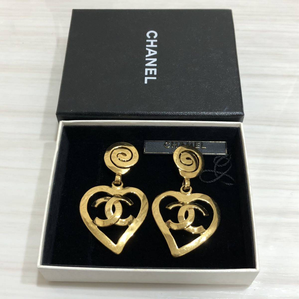 3D499N◎CHANEL シャネル ココマーク ピアス 片耳のみ B12A ストーン