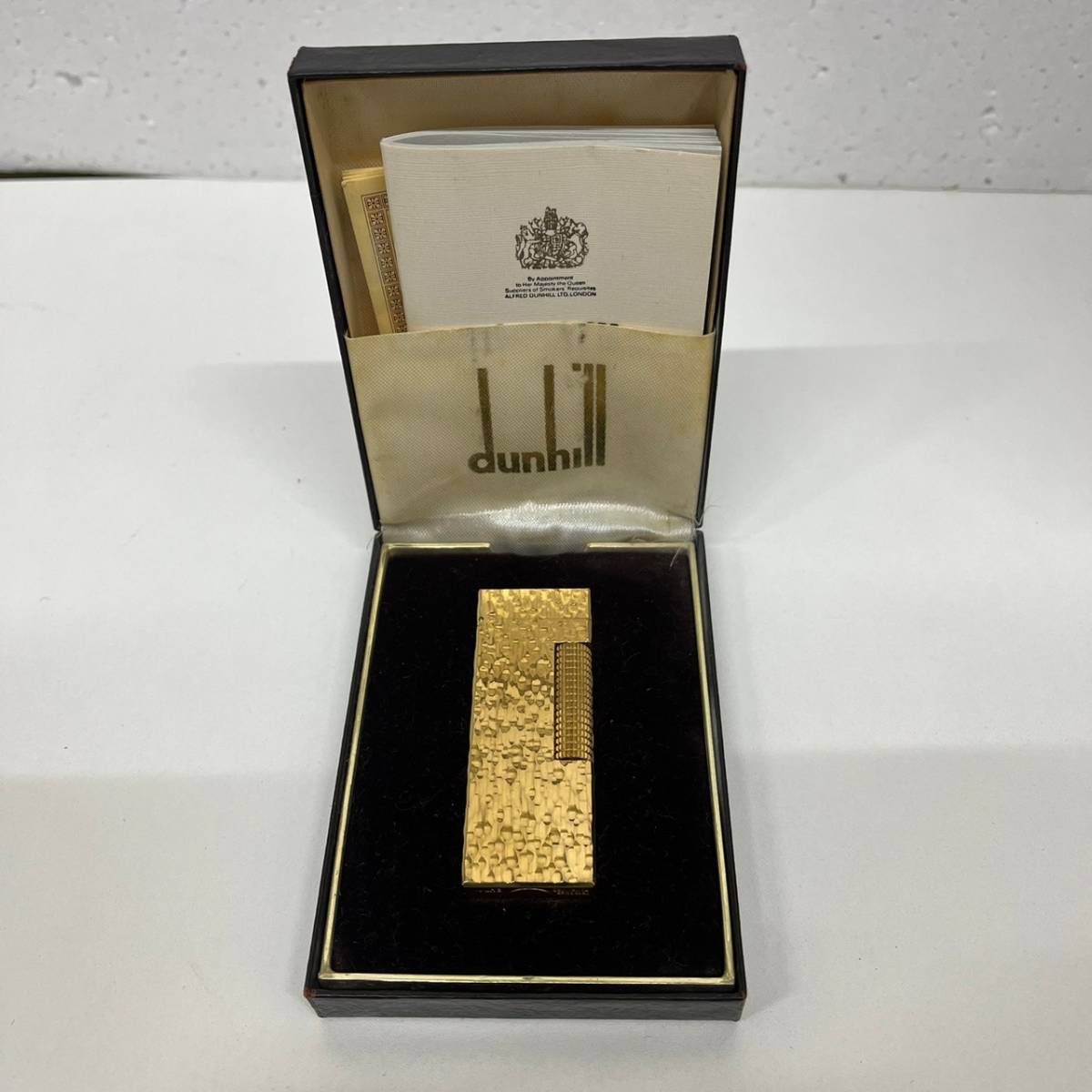 ダンヒル dunhill ガスライター ローラー ゴールド ローラー式ガス 