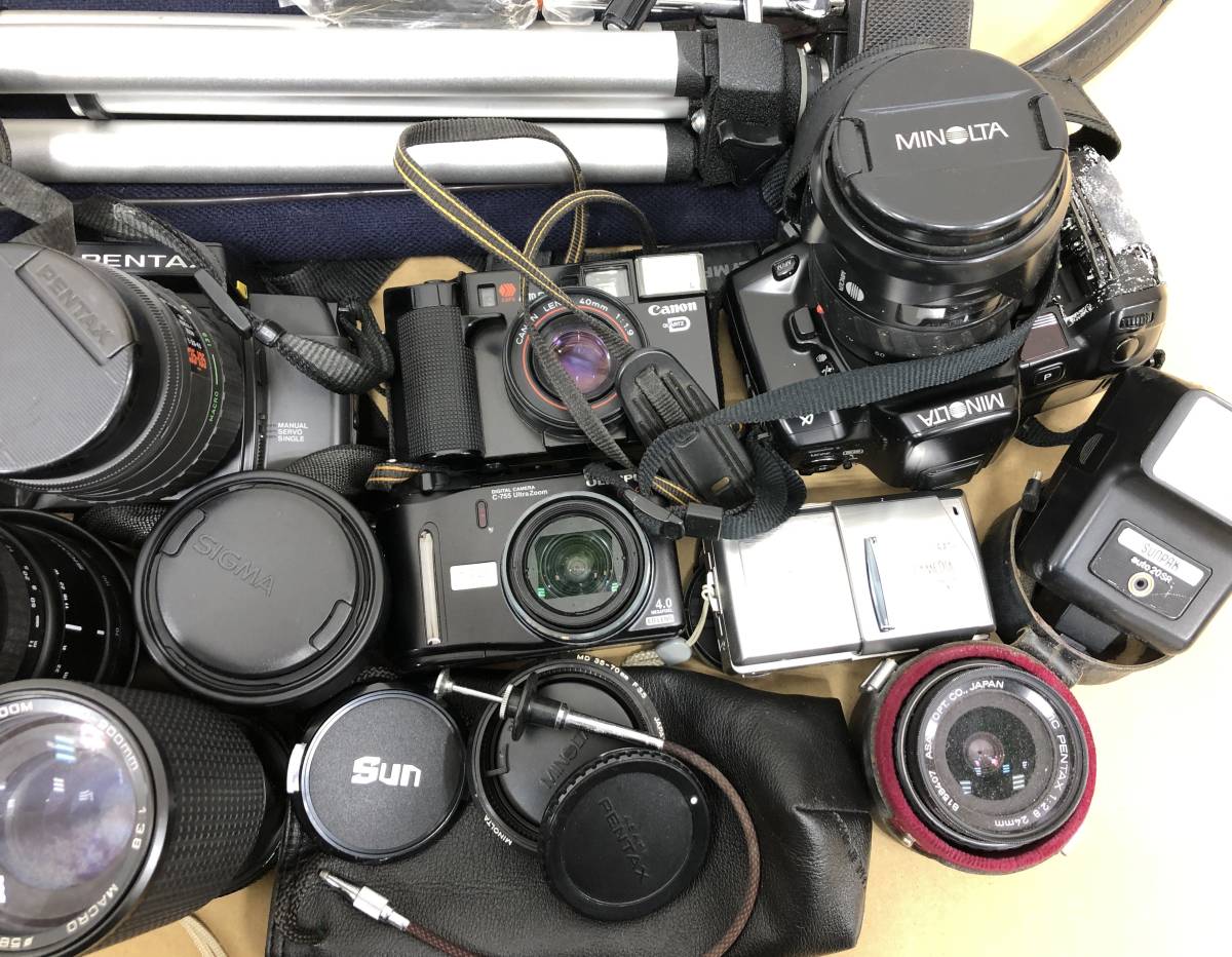 #4431A　【コレクター必見♪♪】 ☆★カメラ レンズ 三脚など まとめて NION F50 CANONなど ニコン キャノン オリンパス★☆【ジャンク品】 ① マミヤ RB67 旅行におすすめのレンズ15選｜1本で使える軽量・万能レンズの ☆ミラーレス一眼・一眼レフ・カメラレンズ・オールドレンズ VIDEO