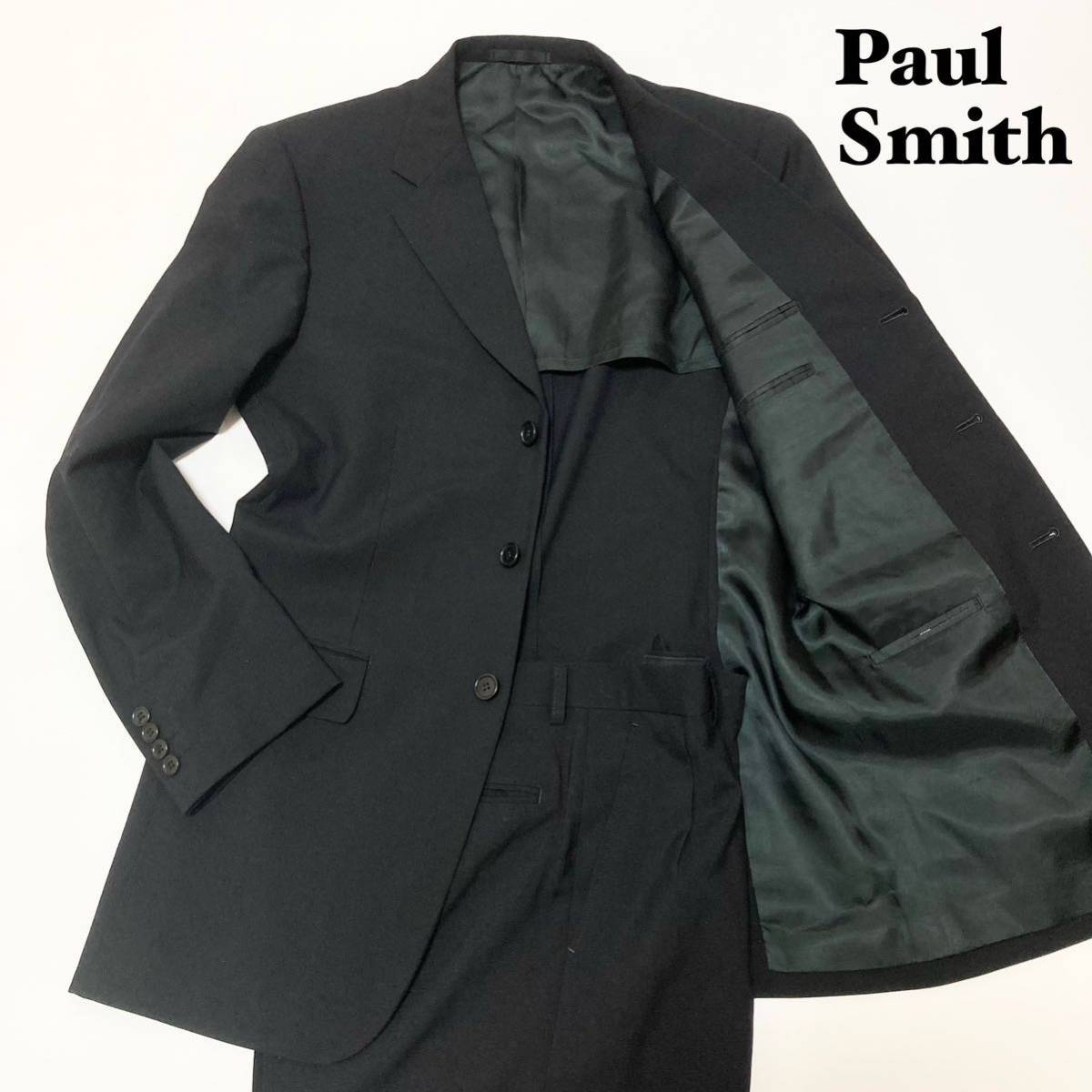 【新作入荷，爆買い】 Lサイズ ポールスミス Paul Smith スーツ セットアップ ウール100% ビジネス 3ボタン オシャレスーツ(スーツ)｜売買されたオークション情報、yahooの商品情報をアーカイブ公開 - オークファン 男性用