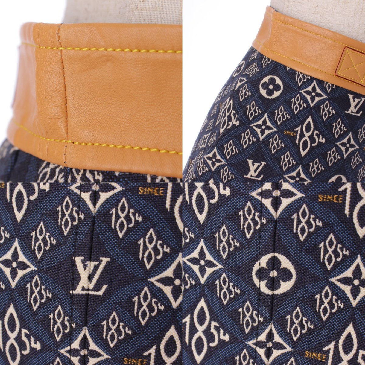 ルイヴィトン】Louis Vuitton SINCE 1854 モノグラムジャガード デニム 
