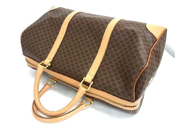 セリーヌ 1円 CELINE マカダム柄 PVC×レザー ショルダーバッグ マカダム - CELINE(セリーヌ) トートバッグ ク Yahoo!オークション ヴィンテージ 0 ミニボストン 1円スタート