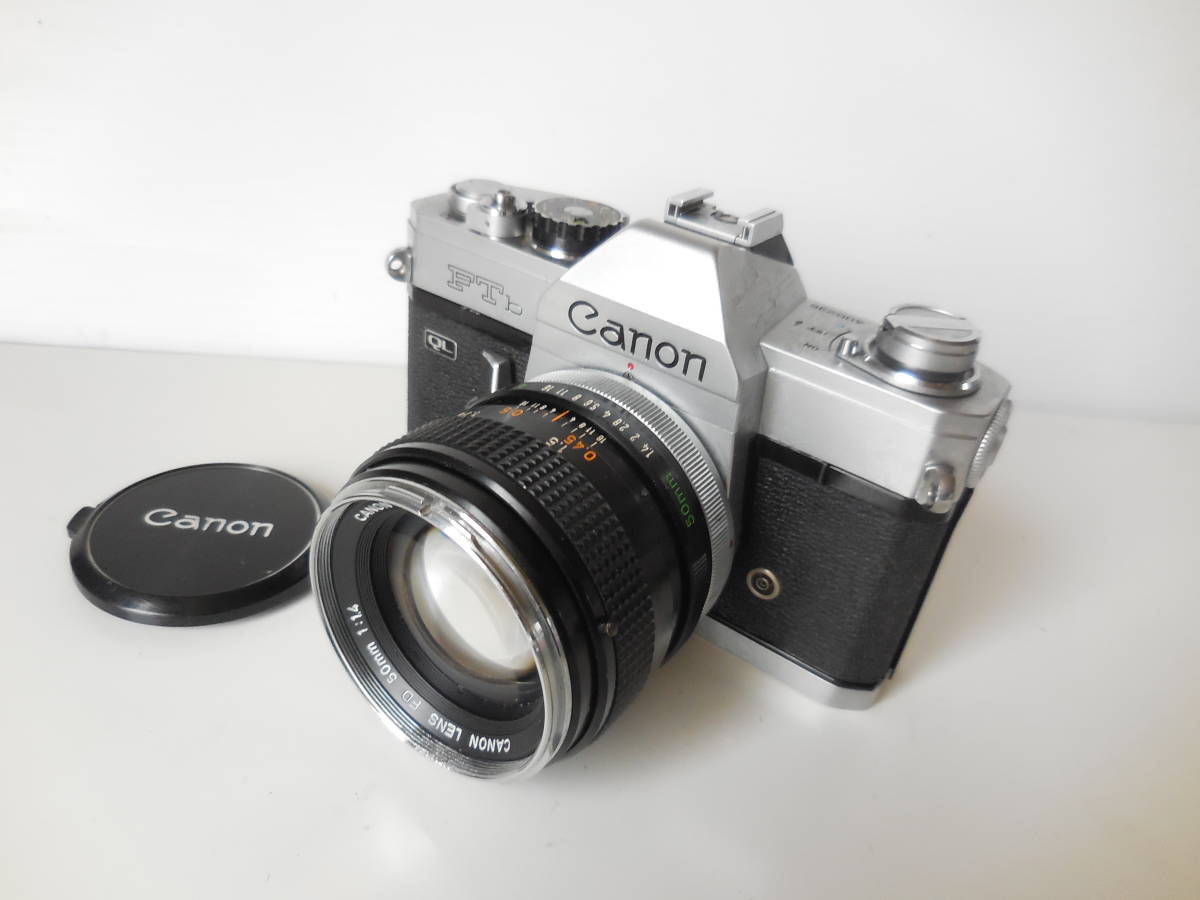 CANON FTb（シャッター切れOK、プリズム腐食無し） 50mmF1.4単焦点