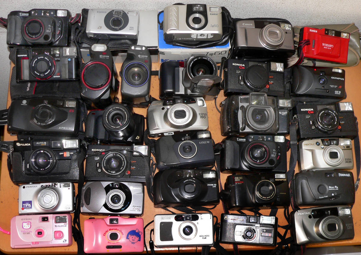 カメラ ☆レトロOLYMPUS☆FUJICA☆ EPiON☆フィルムカメラ3台セット