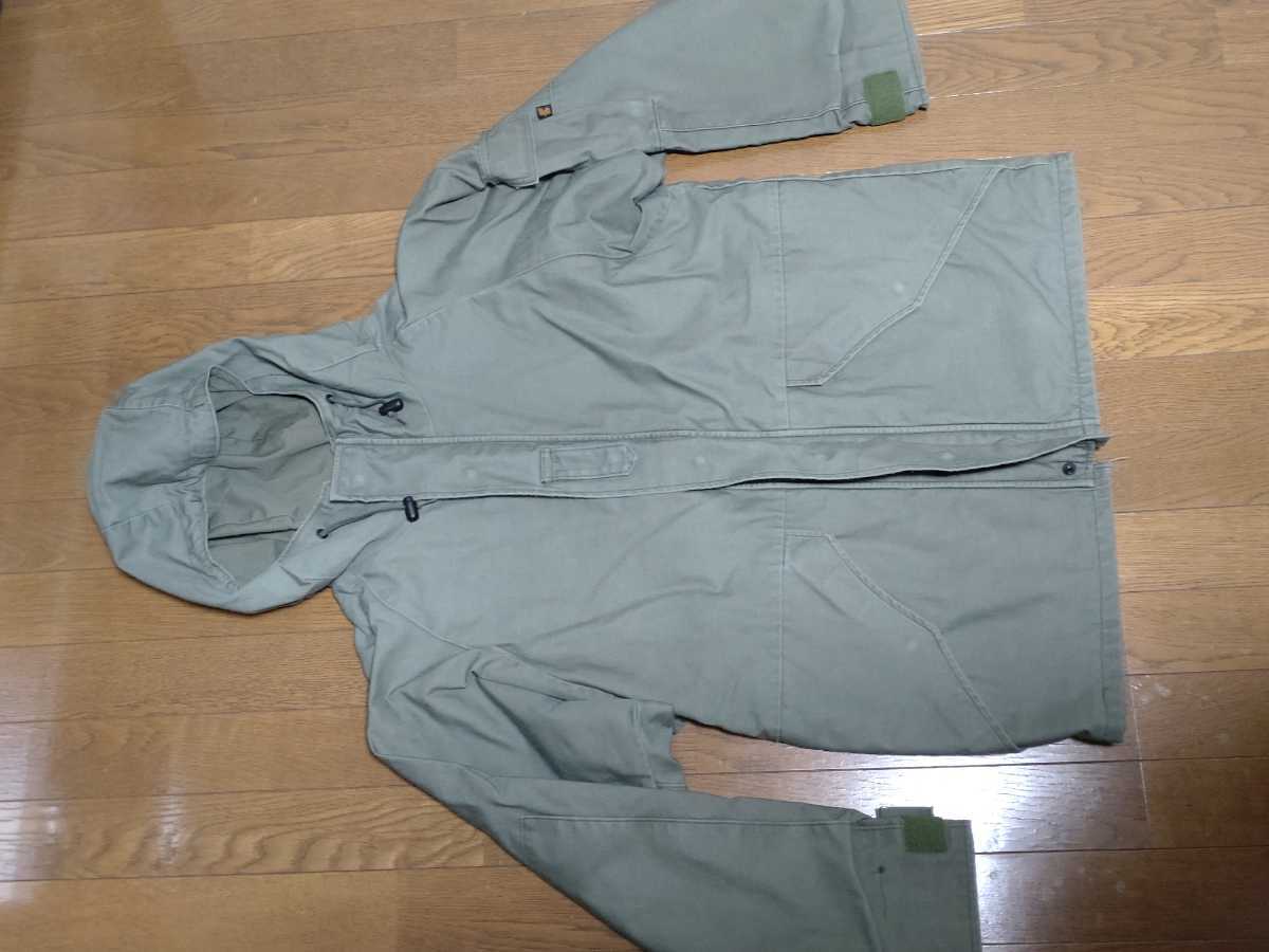 ◎USED◎激レア　ALPHA INDUSTRIES PARKA COLD WEATHER コールドウェザーパーカ ECWCS コットン素材 L/R アルファ made in USA　M65　