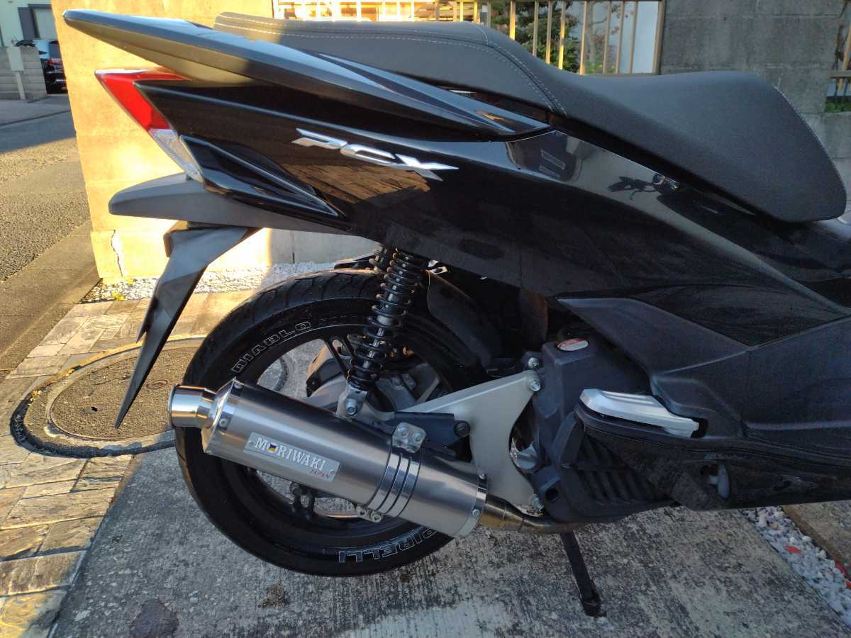 HONDA PCX125 JF56 黒 走行5833km 自賠責9年4月迄 セル1発始動 