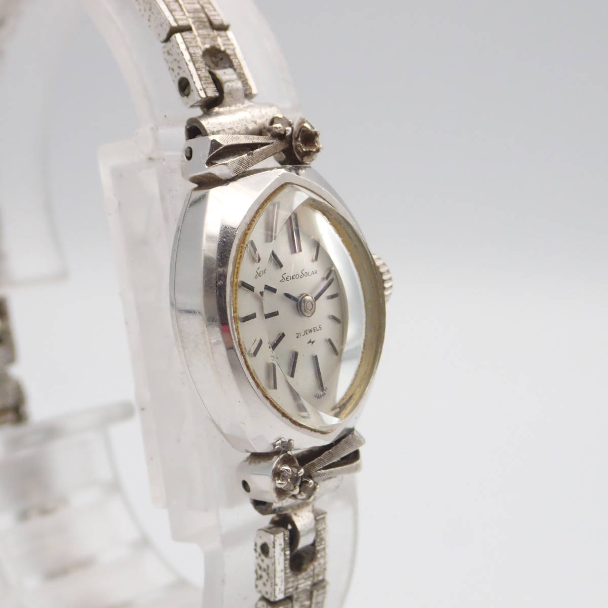 い12369【金無垢 14KWG 総重量 約21.0g】SEIKO セイコー/セイコー 