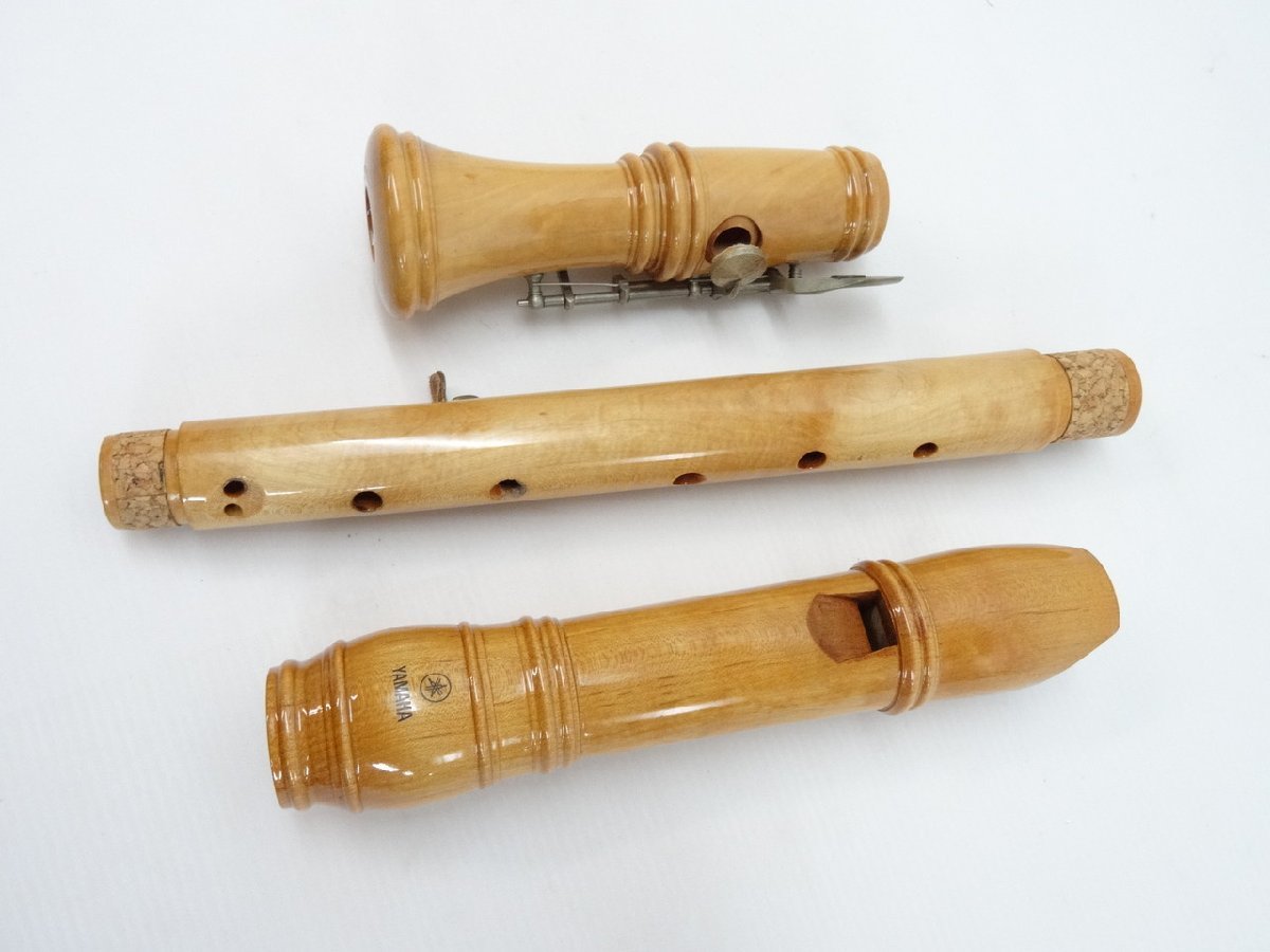 YAMAHA TENOR GERMAN テナーリコーダー ヤマハ ケース付 木製