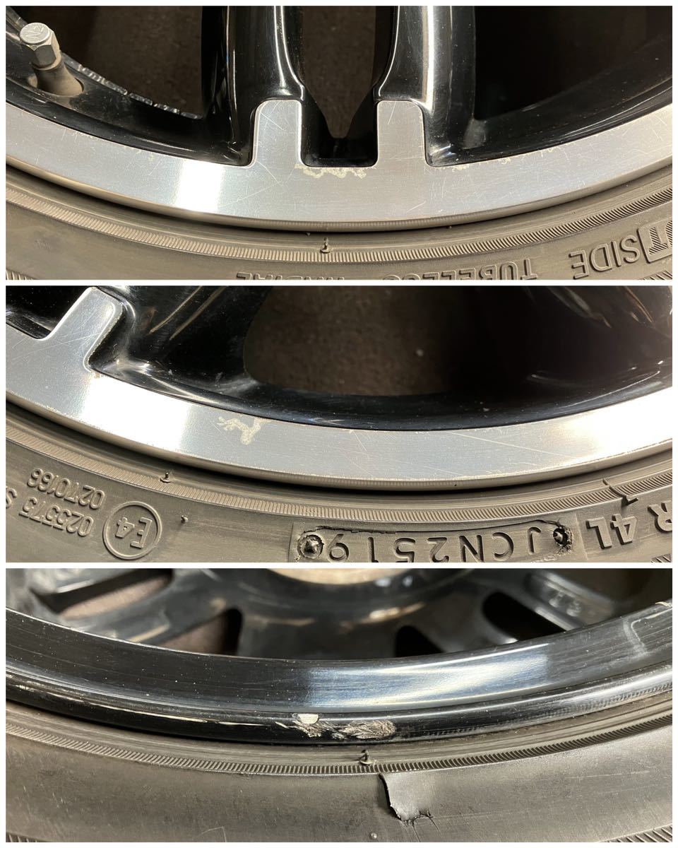 ミニクーパー ハンプトン 205/45R17 7J+48 4穴 PCD100 M14 ハブ56 純正