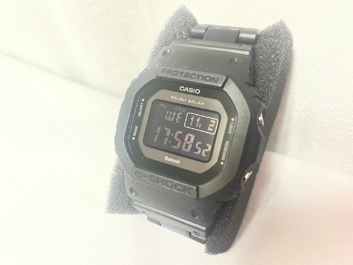 ▽G-SHOCK タフソーラー GW-B5600BC-1BJF ブラック コンポジットバンド（メタル/樹脂） モバイルリンク機能
