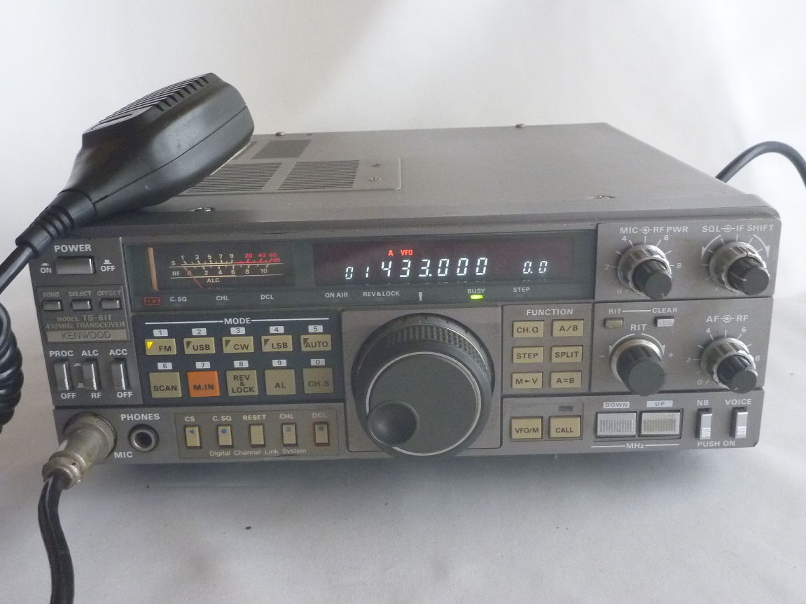 USED レトロ ケンウッド TS-811 430MHz トランシーバー 無線機