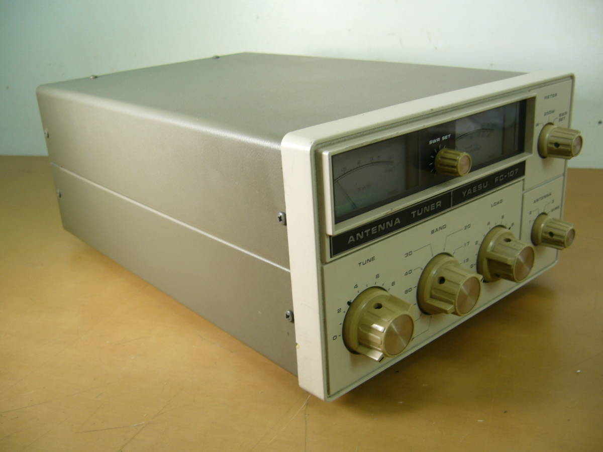 〇 八重洲無線 YAESU アンテナチューナー FC-107 ANTENNA TUNER 無線機