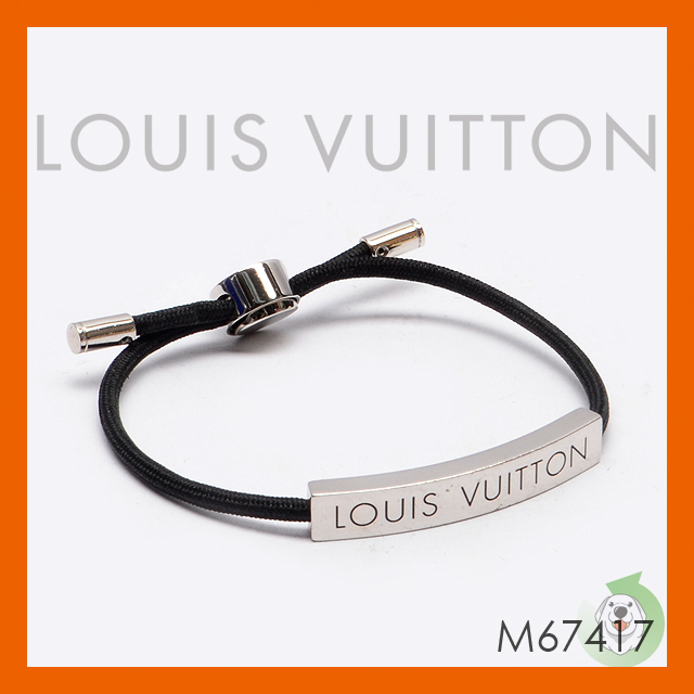 ルイ・ヴィトン M67417 ブラスレ LVスペース コード ブレスレット