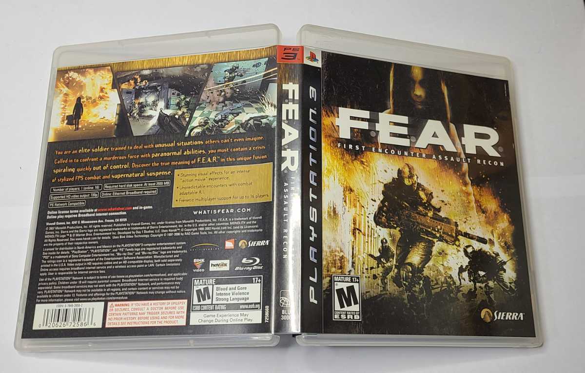 FEAR(海外版) PS3　F.E.A.R.　※動作未確認_1