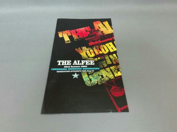 アルフィー DVD 22nd Summer 2003 YOKOHAMA SWINGING GENERATION