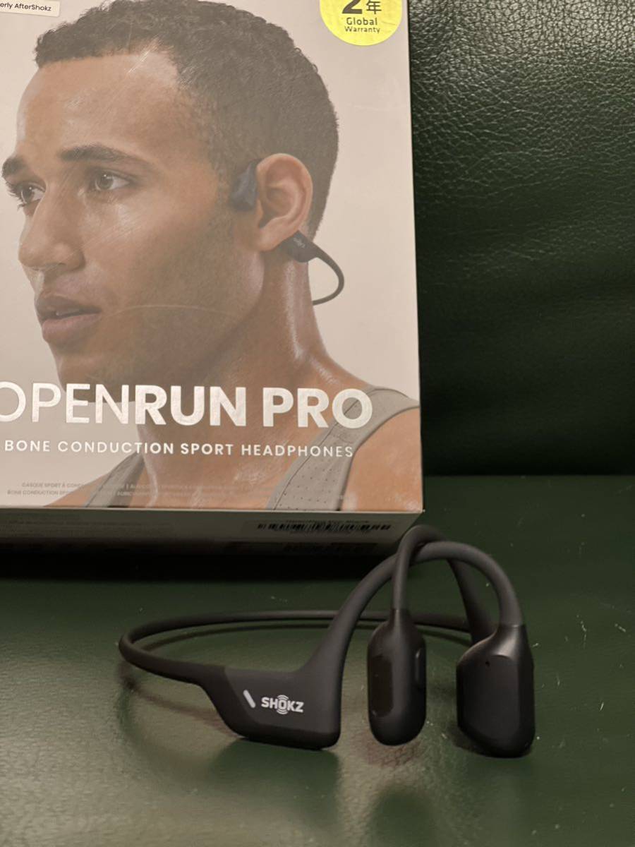 骨伝導イヤホン SHOKZ ブラック 極美品Shokz 骨 mini 美品 SHOKZ