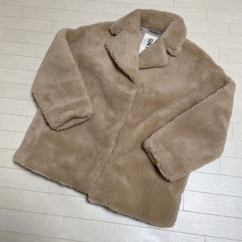 3179☆ GINY ジニー ユナイテッドアローズ ボアコート チェスター 