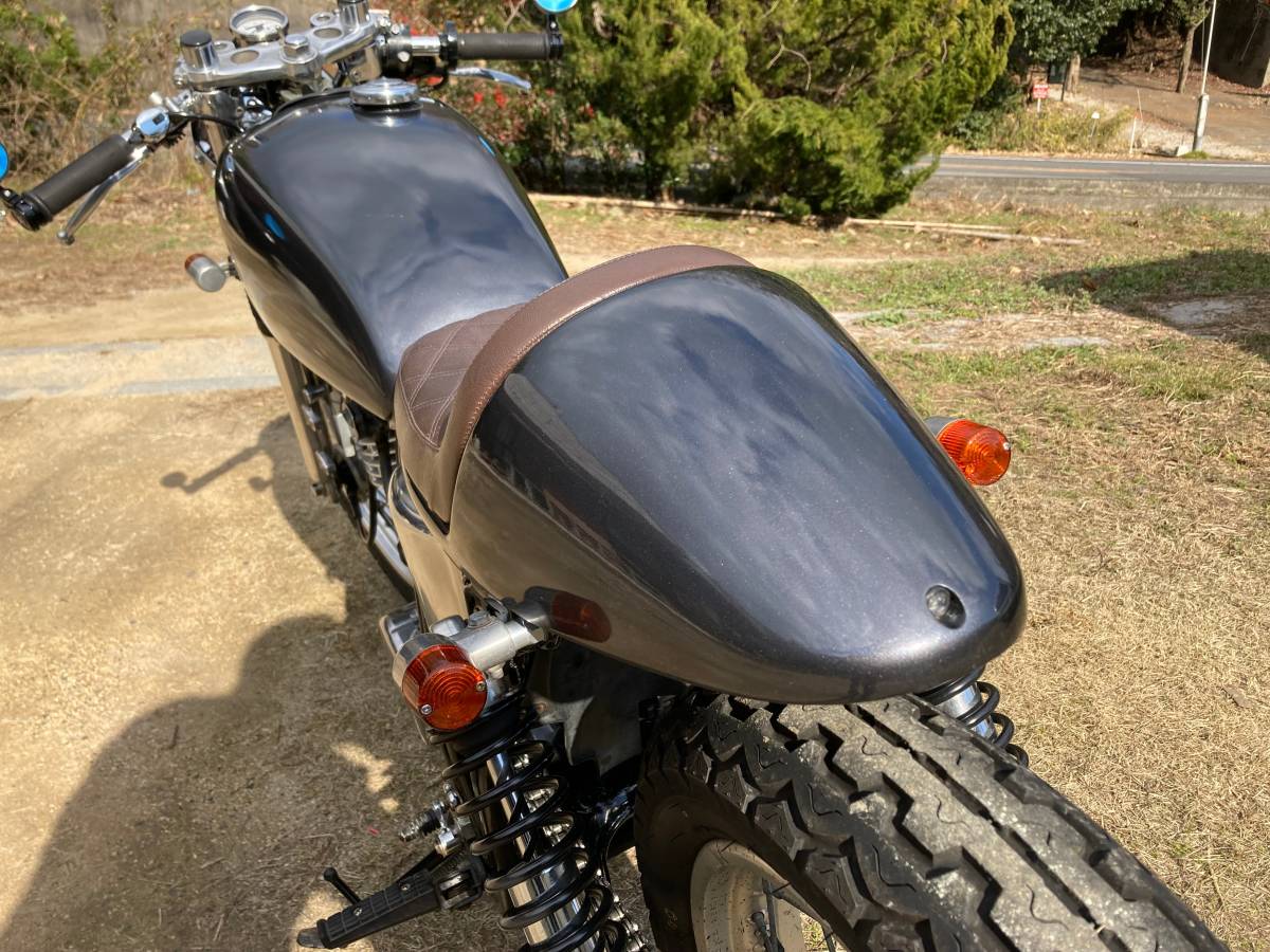 最落無 ヤマハ SR400 RH01J キャブ最終 カフェレーサーカスタム(251cc