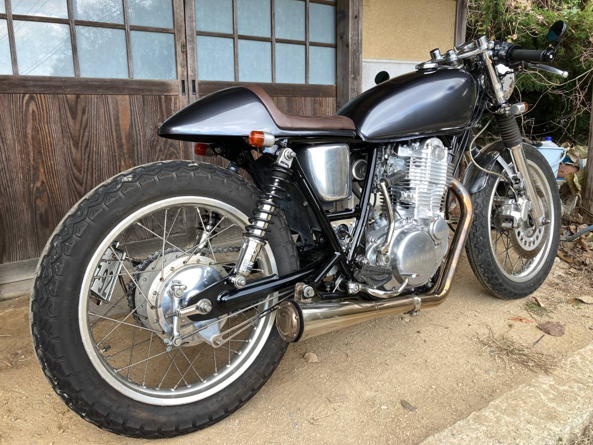 最落無 ヤマハ SR400 RH01J キャブ最終 カフェレーサーカスタム(251cc