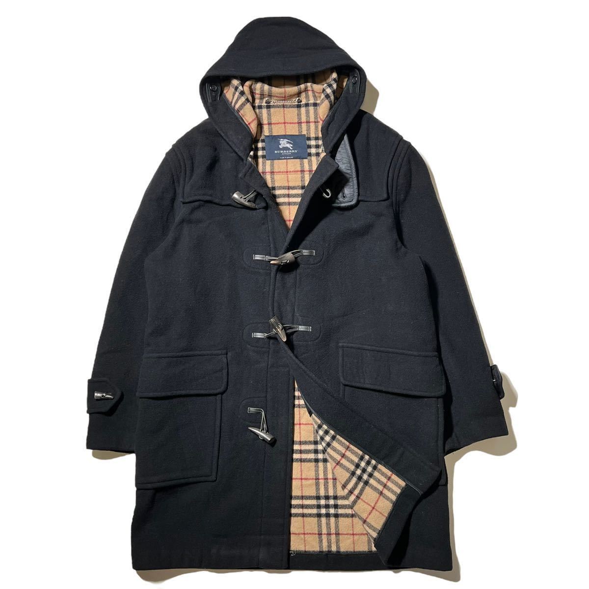 英国製 BURBERRY LONDON ノバチェック ロング ダッフルコート コート