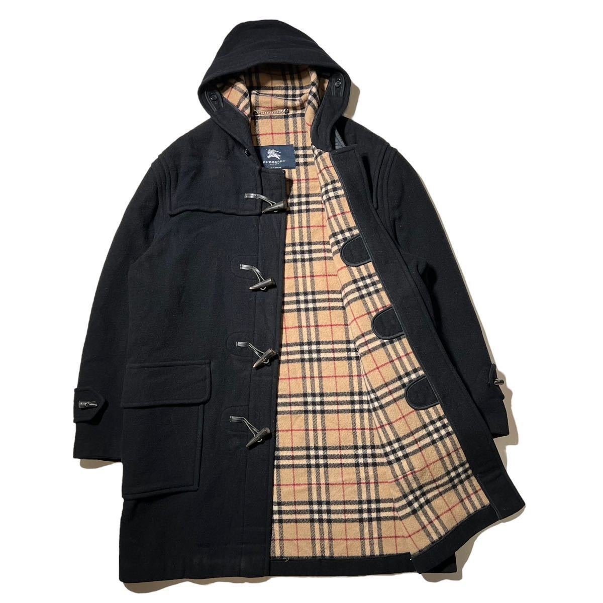 英国製 BURBERRY LONDON ノバチェック ロング ダッフルコート コート