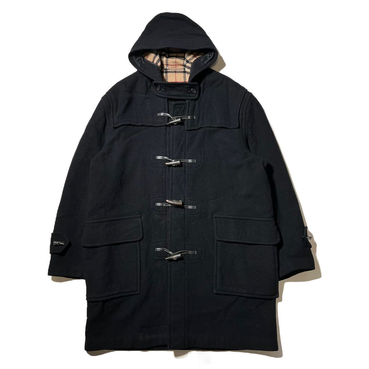 英国製 BURBERRY LONDON ノバチェック ロング ダッフルコート コート