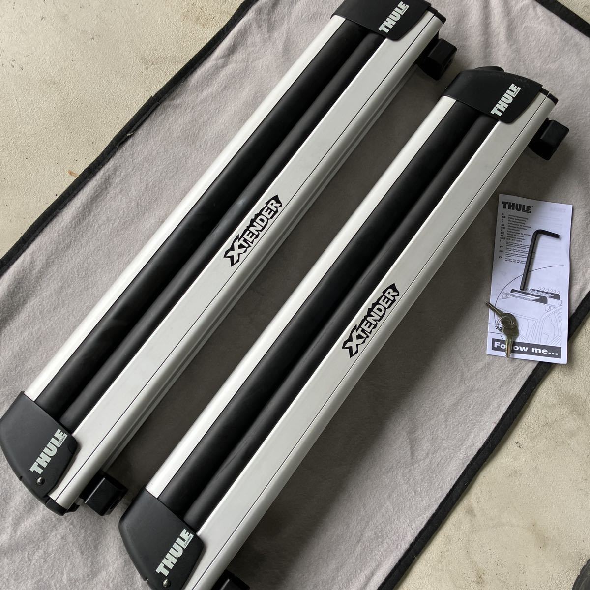 THULE 739 エクステンダー XTENDER スライド式スキースノーボード 