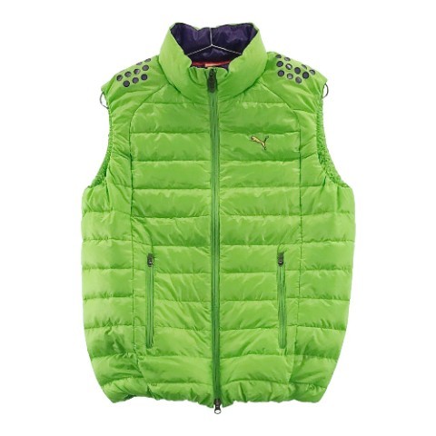PUMA GOLF プーマゴルフ ダウンベスト グリーン系 M [240001852711] ゴルフウェア メンズ